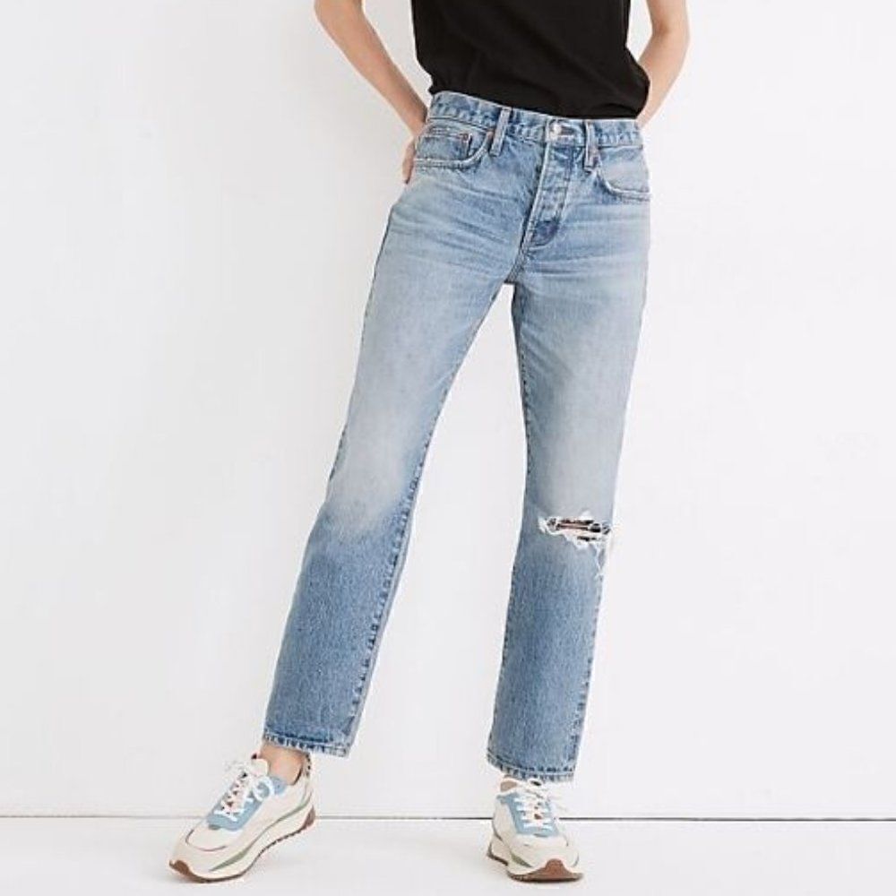 NWT MADEWELL RIVET & THREAD Vintage Straight Jeans Size 27